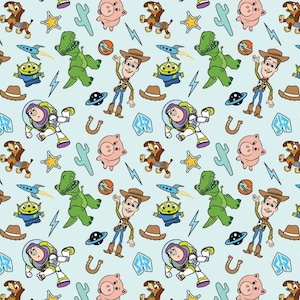 TONS OF PATTERNS Toy Story Crib Sheet , Toddler Bed Sheet - fitted sheet , Blanket Pillow Case Pillow image 9