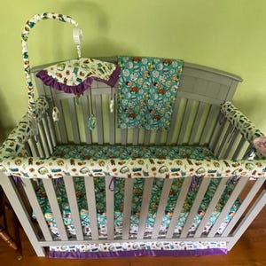 TONS OF PATTERNS Toy Story Crib Sheet , Toddler Bed Sheet - fitted sheet , Blanket Pillow Case Pillow image 17