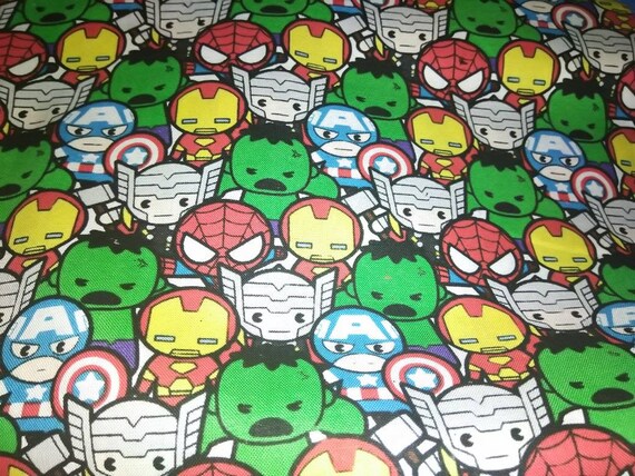Marvel Kawaii Crib Toddler Bed Sheet Fitted Blanket Pillow | Etsy