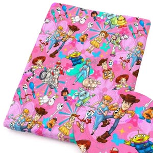 TONS OF PATTERNS Toy Story Crib Sheet , Toddler Bed Sheet - fitted sheet , Blanket Pillow Case Pillow image 5