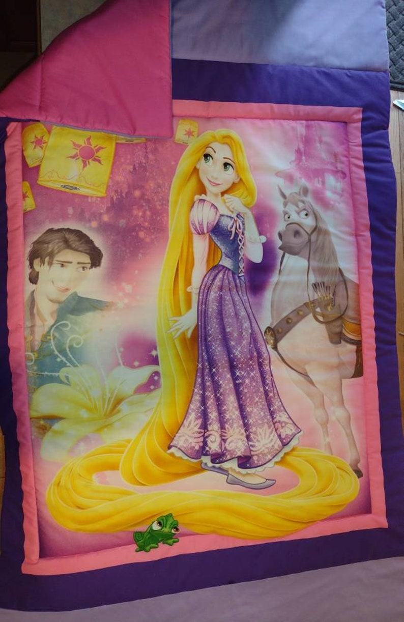 Personalized Rapunzel Tangled Crib Toddler Bedding Sheet Etsy