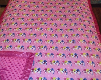 Lenzuolo con angoli per culla e lettino per bambini, motivo: squalo, coperta, federa, tenda, lettere da parete 3D.