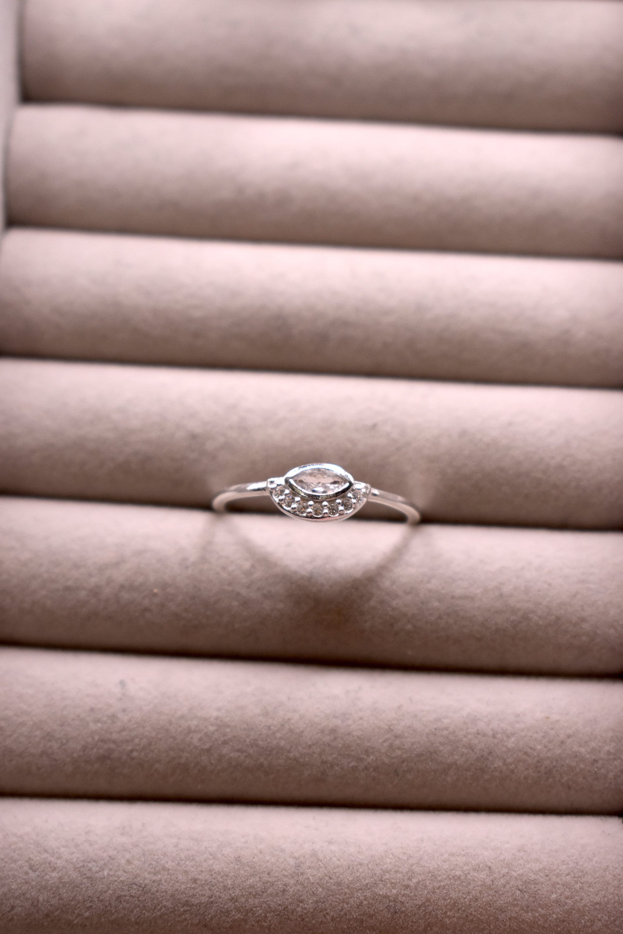 Bague éventail En Argent 925 - Taille 48 - Occasion En Bon état