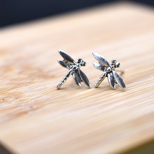 Dragonfly Sterling Silver Stud Earrings image 9