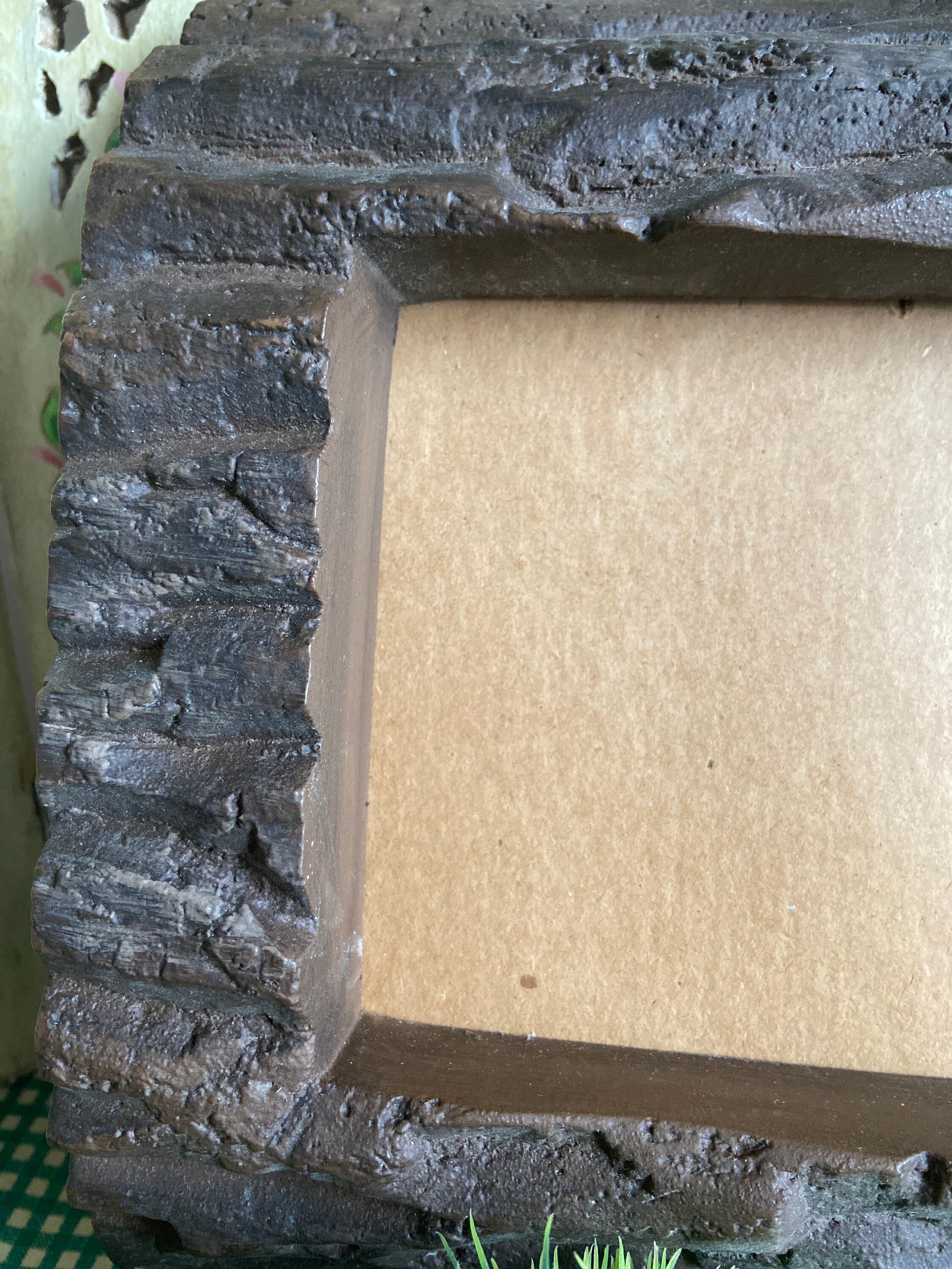Log Photo Frame Vintage Log Look Picture Frame - Etsy