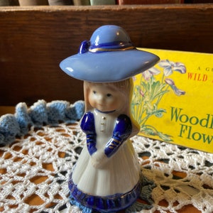 Vintage Lego girl ceramic figurine