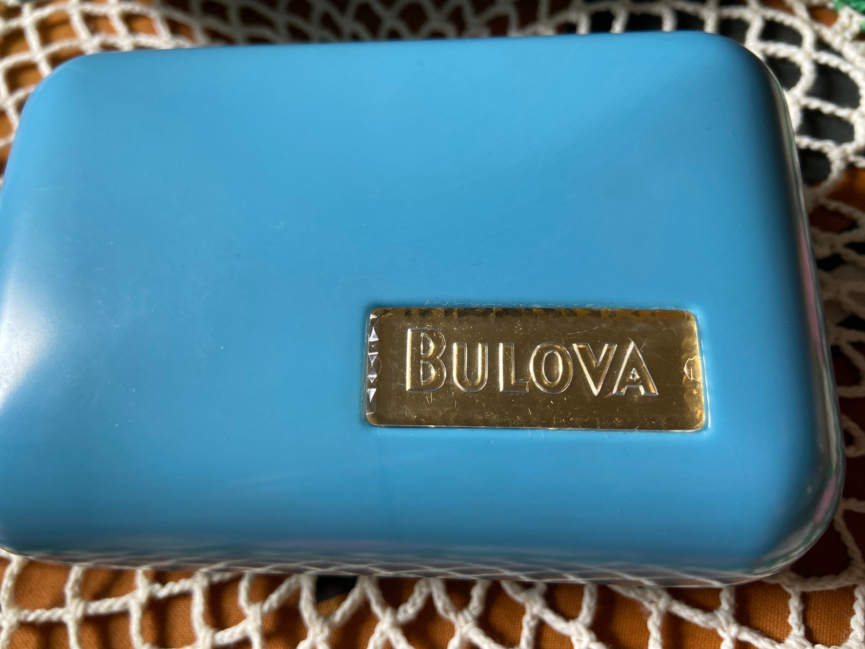 Vintage Bulova watch case with original box Etsy