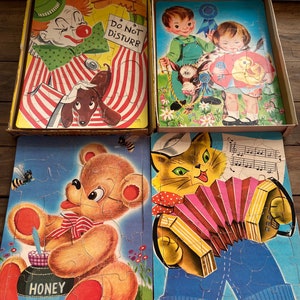 Vintage Saalfield preschool puzzles