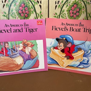Vintage McDonald’s Fievel books