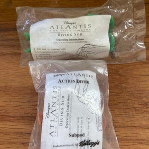 Vintage Atlantis The Lost Empire action diver toys