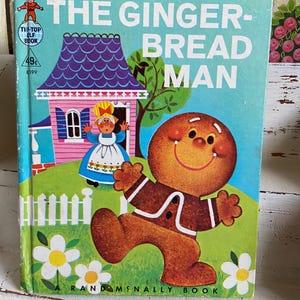 vintage children’s book Gingerbread Man