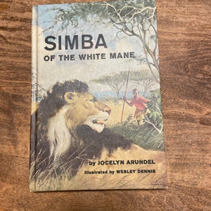 Vintage YA book Simba of the White Mane