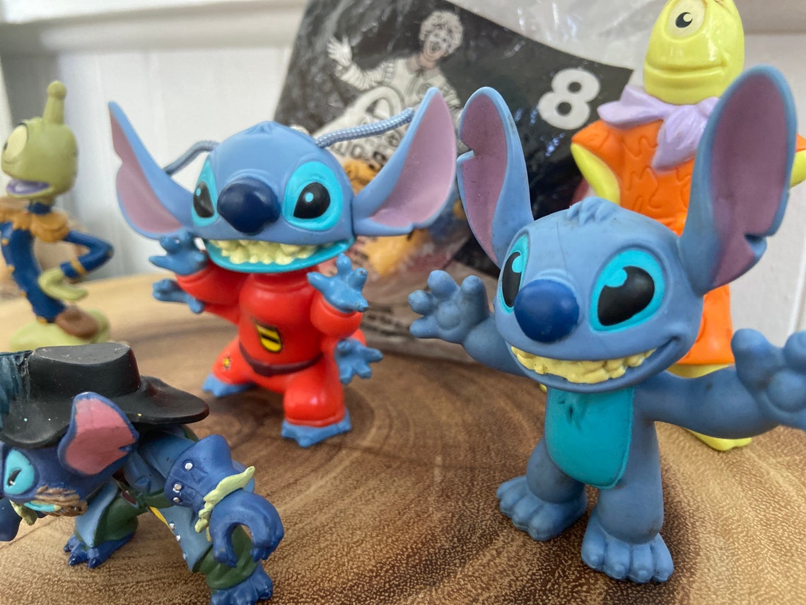 Vintage Disneys Lilo and Stitch Toy Figures Etsy