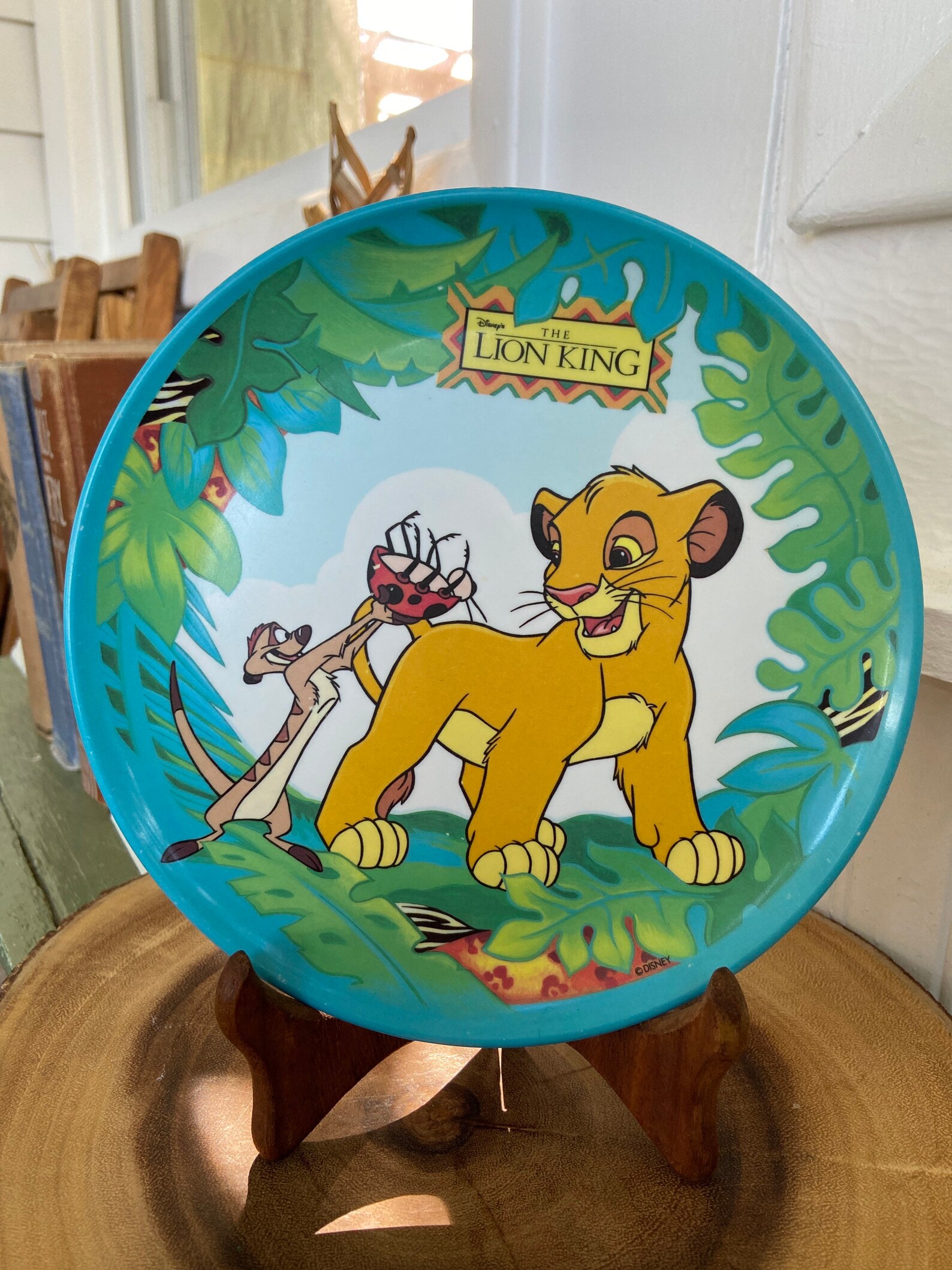 Vintage Disneys Lion King child plate Etsy