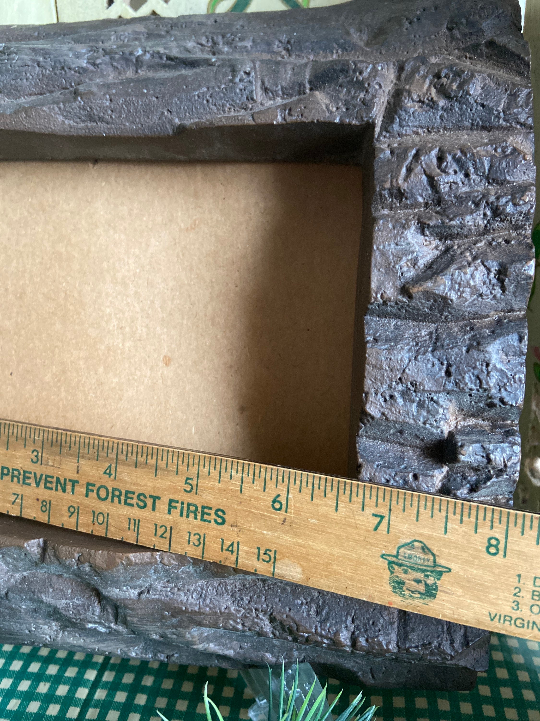Log Photo Frame Vintage Log Look Picture Frame - Etsy