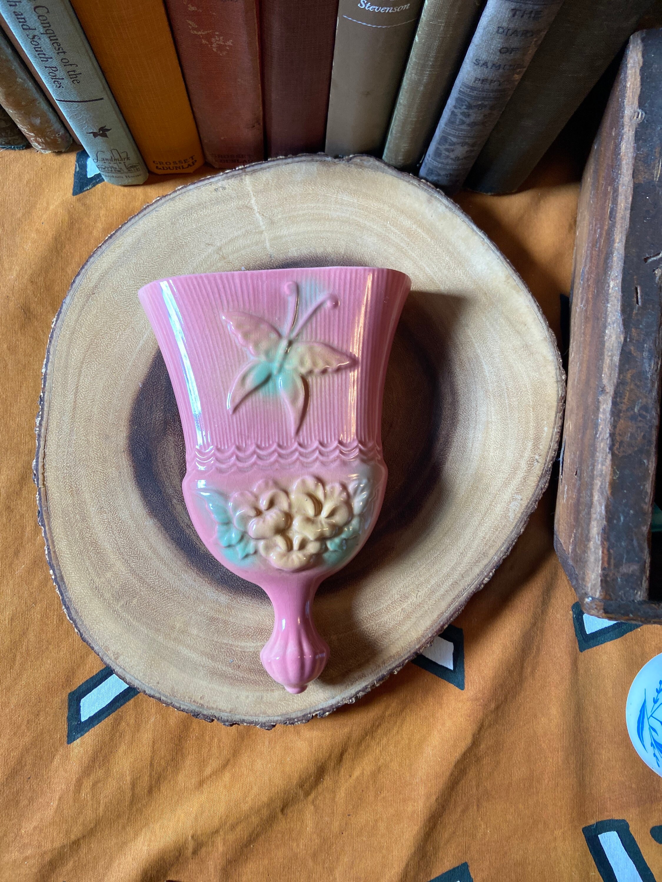 Vintage Mccoy Wall Pocket Etsy