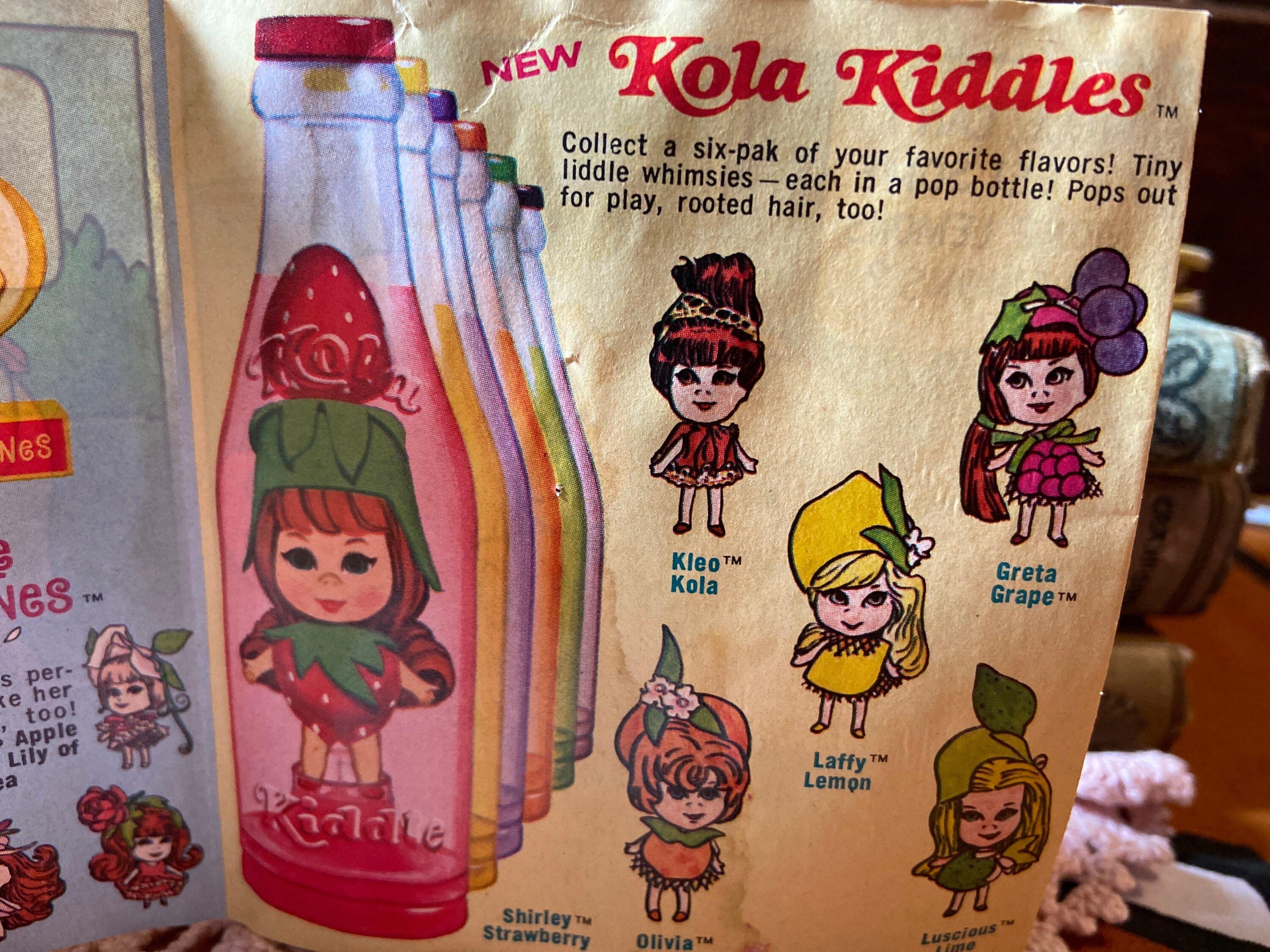 Vintage Liddle Kiddles Kola Doll Greta Grape - Etsy