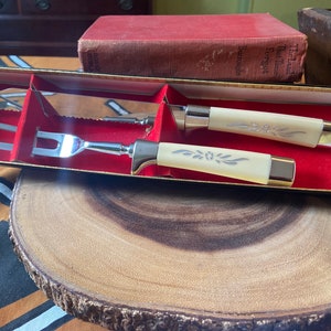 Vintage Serving Utensils the miracle knife and fork set