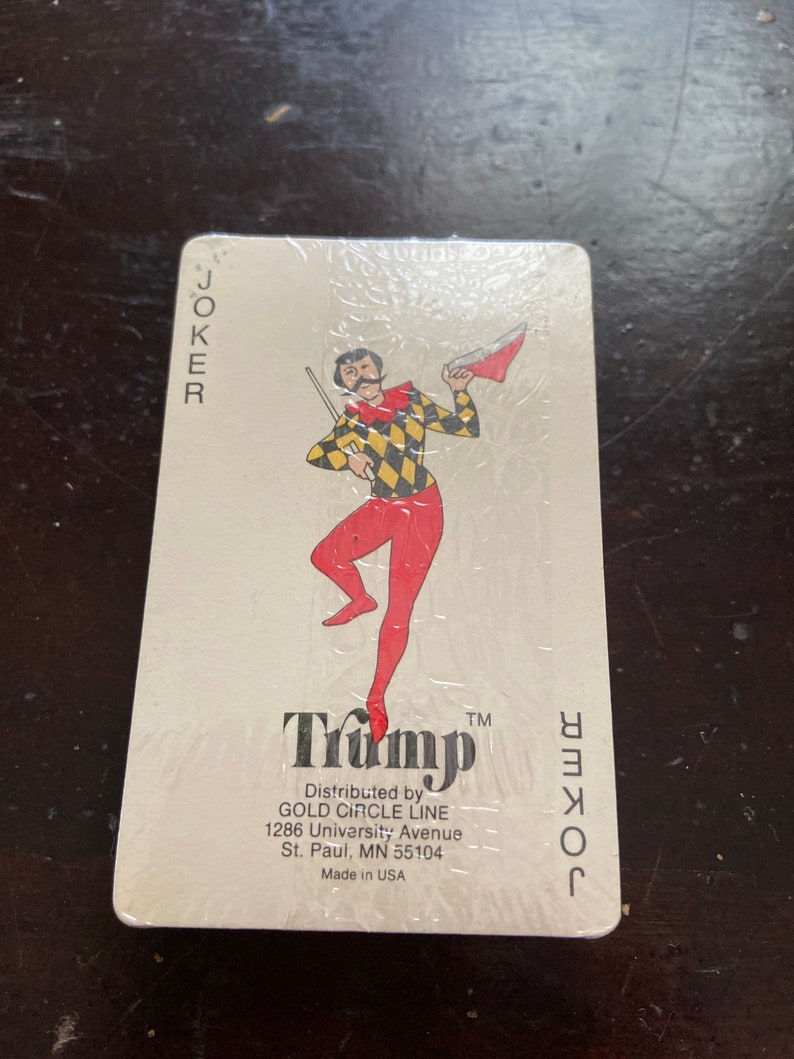 Vintage Trump playing cards unopened | Etsy