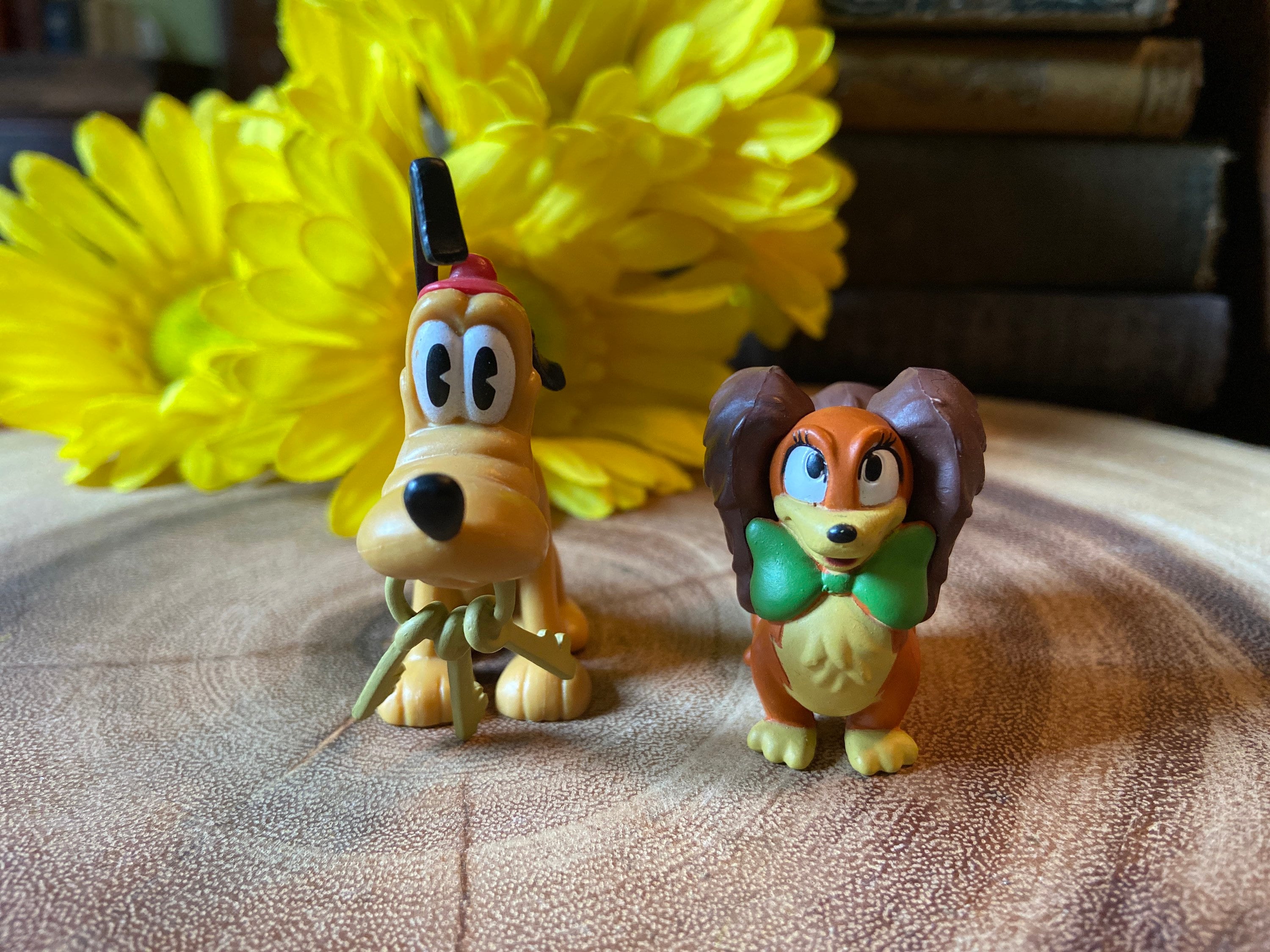 Vintage Disney Pluto And Fifi Toy Figures Etsy Uk