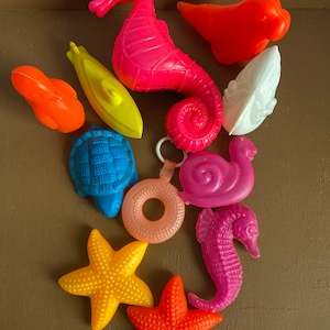 Vintage bath toys