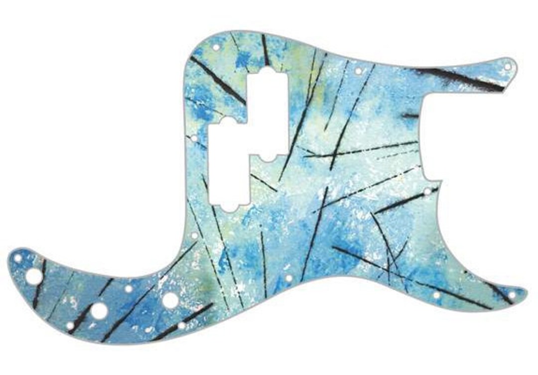 Dopro 13 Fori In Alluminio Opaco Di Precisione P Bass Battipenna In - Foto 3