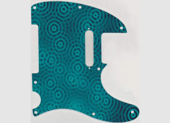 thumbnail image 2 of KAISH Telecaster Style Humbucker Pickguard – Black 1-Ply Scratch Plate For Electric Guitar 2 of 3