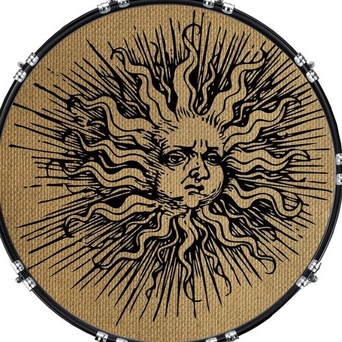 Custom Aquarian Bass Kick Drum Head Front Drumskin Sugar Face Etsy
