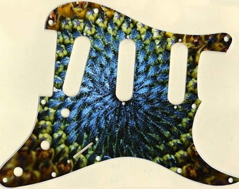 Stratocaster Flower Pickguard - Etsy