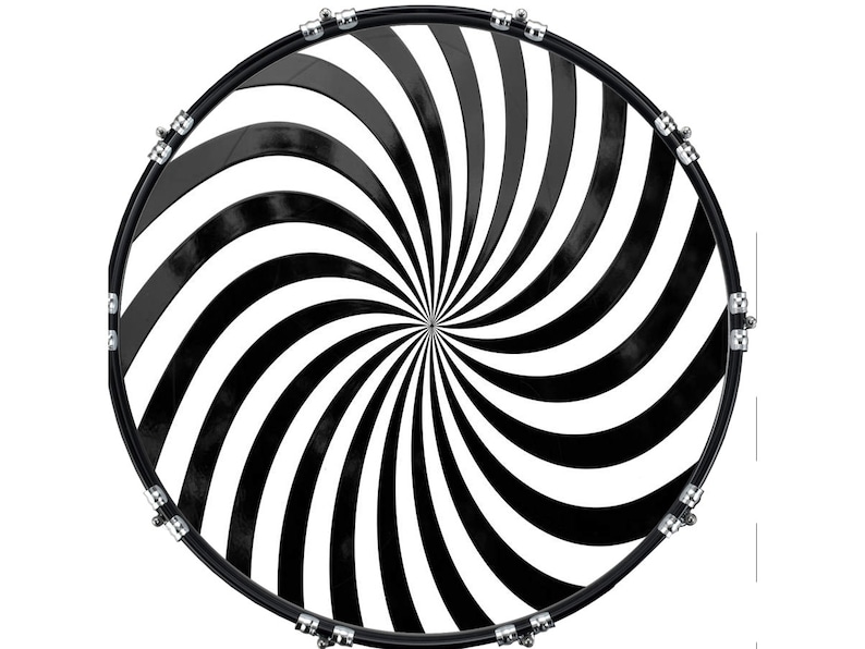 Custom Aquarian Bass Kick Drum Head Front Drumskin Spiral 19 Etsy