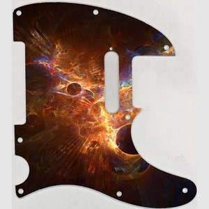 Custom Graphical Pickguard to fit Fender Tele Telecaster Spacial Effect