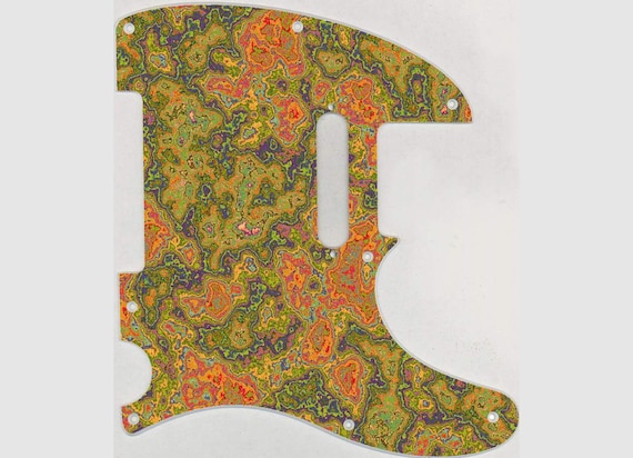 Battipenna Grafica Per Adattarsi Fender Tele Telecaster Scale BW - Italia