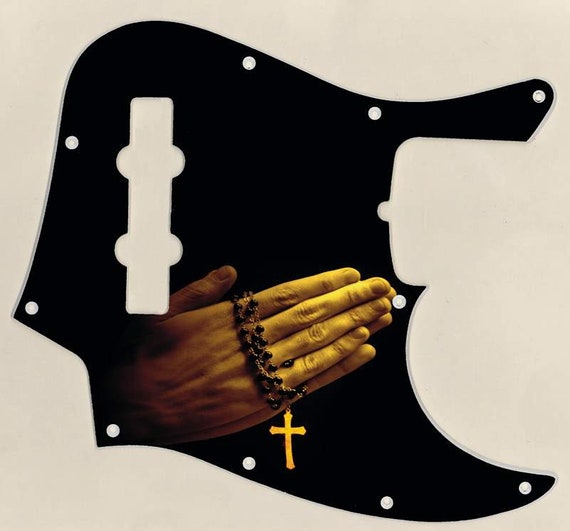 Clear American Standard Jazz J Bass Pickguard Transparent Scrach Plate