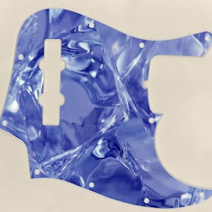 Custom Graphical Pickguard to fit Fender J Bass Jazz Bass Ice