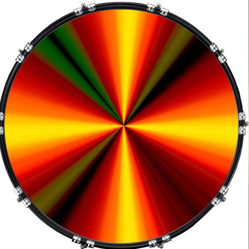 Custom Aquarian Bass Kick Drum Head Front Drumskin Artistic 16 Etsy