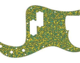 Protector de picking gráfico personalizado para adaptarse a Fender P Bass Precision En relieve verde