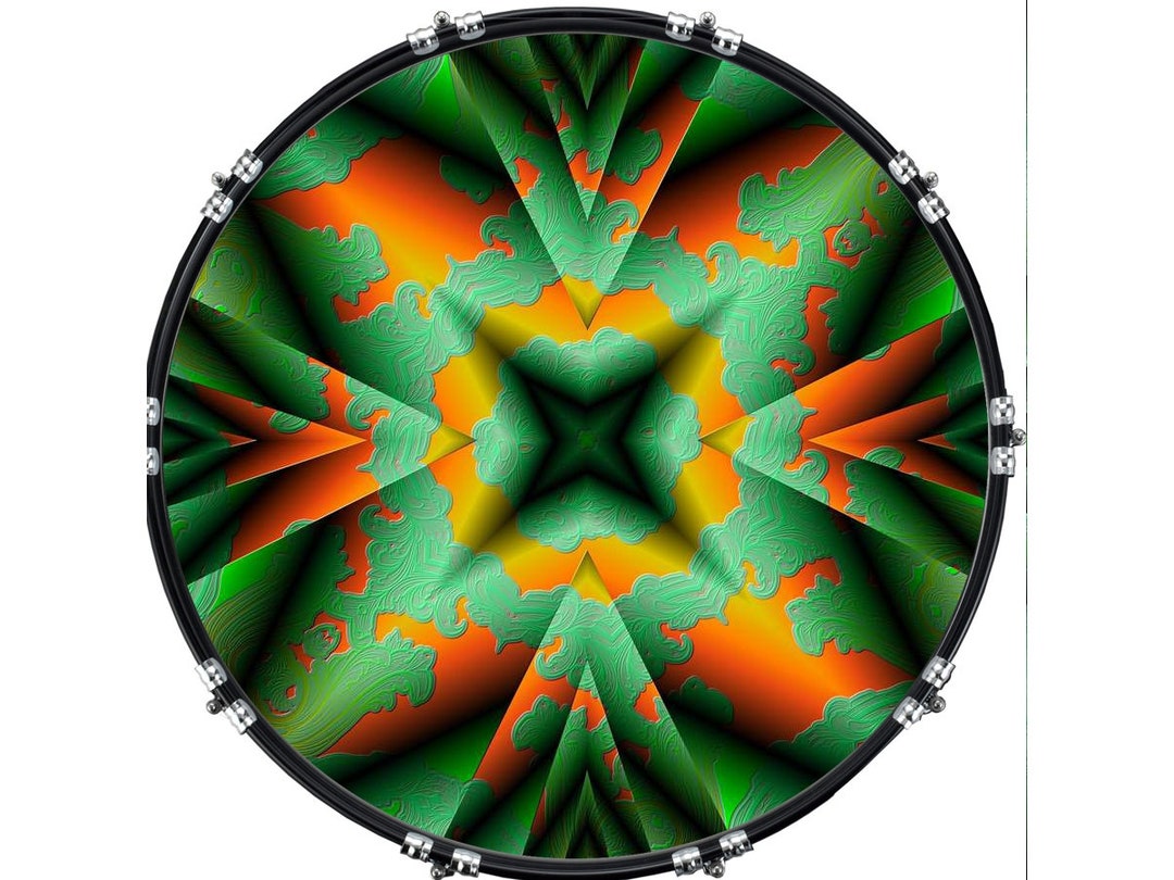 Custom Aquarian Bass Kick Drum Head Front Drumskin Etsy