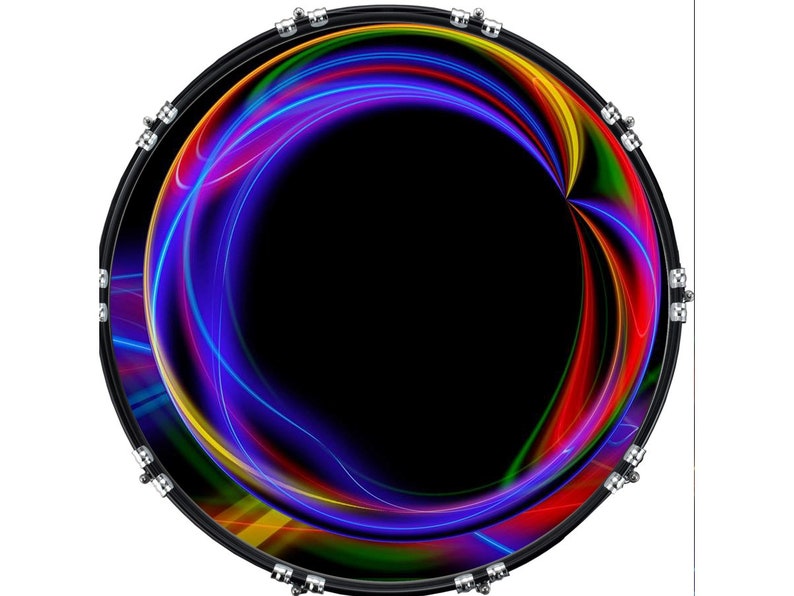 Custom Aquarian Bass Kick Drum Head Front Drumskin Ball 6 Etsy