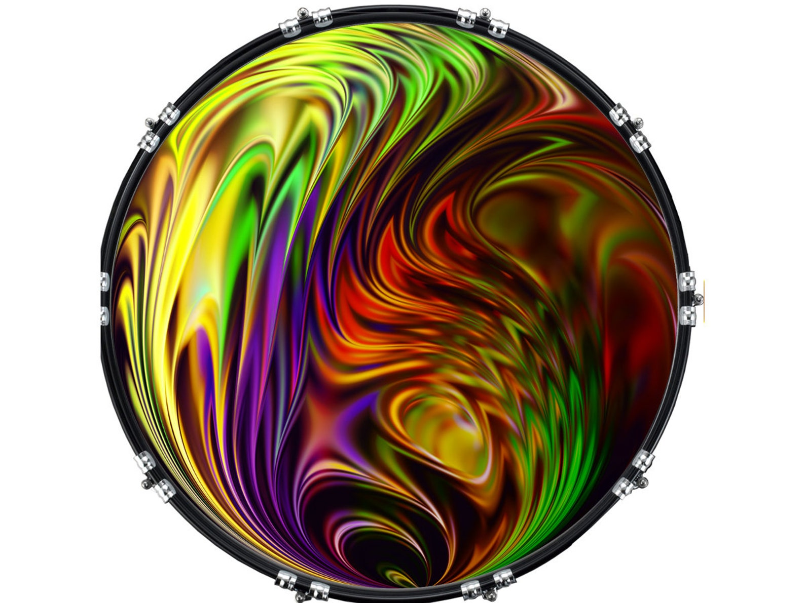 Custom Aquarian Bass Kick Drum Head Front Drumskin Ball 8 Etsy