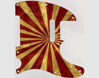 Custom Graphical Pickguard to fit Fender Tele Telecaster Big Top Peak