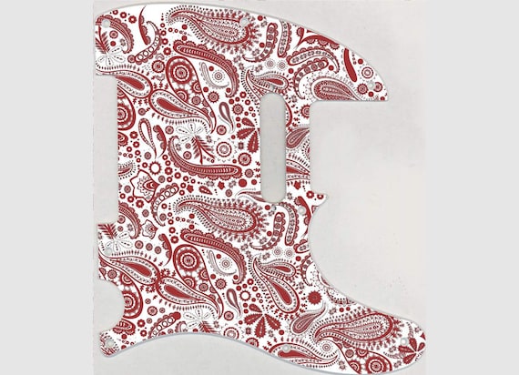 Spawn of Paisley - Telecaster Pickguard - Black