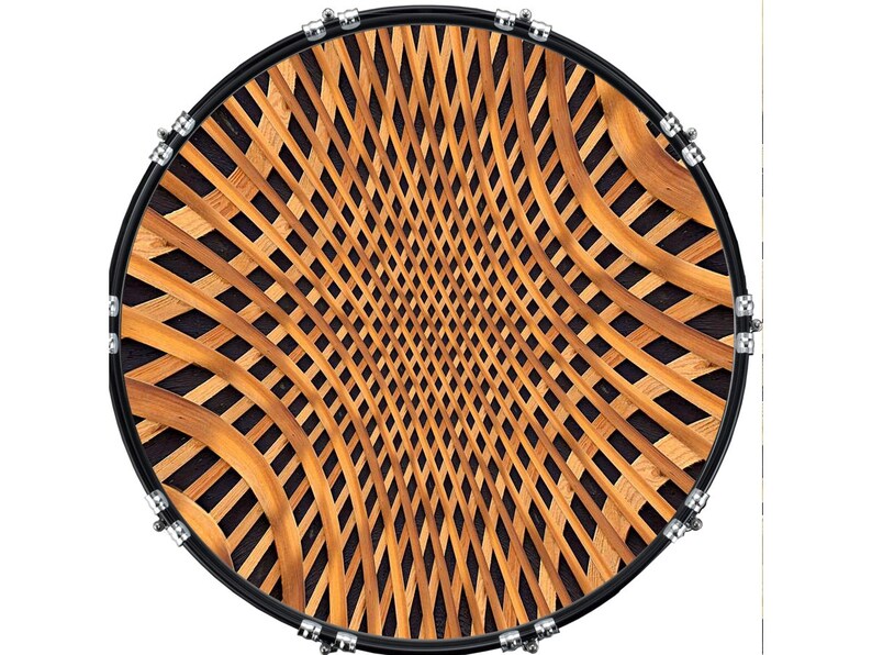 Custom Aquarian Bass Kick Drum Head Front Drumskin Braid 1 Etsy