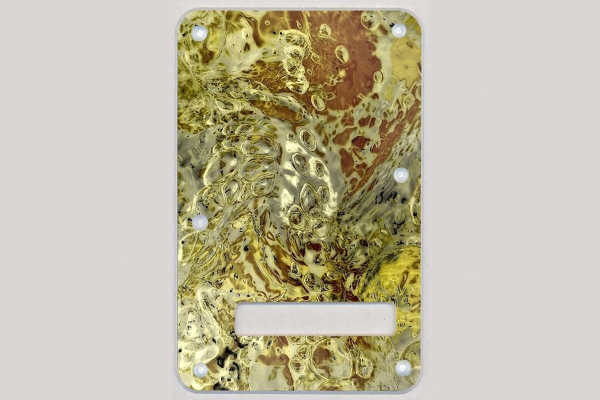Piastra Posteriore Custom Per Fender Stratocaster - Grafica Astratta 15 - Greasy Groove (Canada)