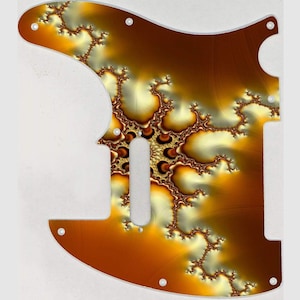 Pickguard gráfico personalizado para caber no Fender Tele Telecaster Fractal 2