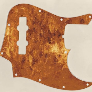 Custom Graphical Pickguard to fit Fender J Bass Jazz Bass Rusty