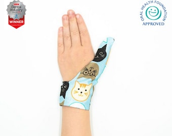 Thumbsie® Thumb Guard | Stop Thumb Sucking | Thumb Sucking | Thumb Glove | Various Fabrics | Five Sizes