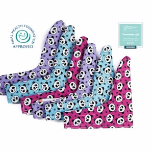 6 Panda Thumb Gloves | Stop Thumb Sucking | Thumbsie® Thumb Guards | Thumb Sucking  | Dental & OHF approved  | Thumb Gloves | Five Sizes
