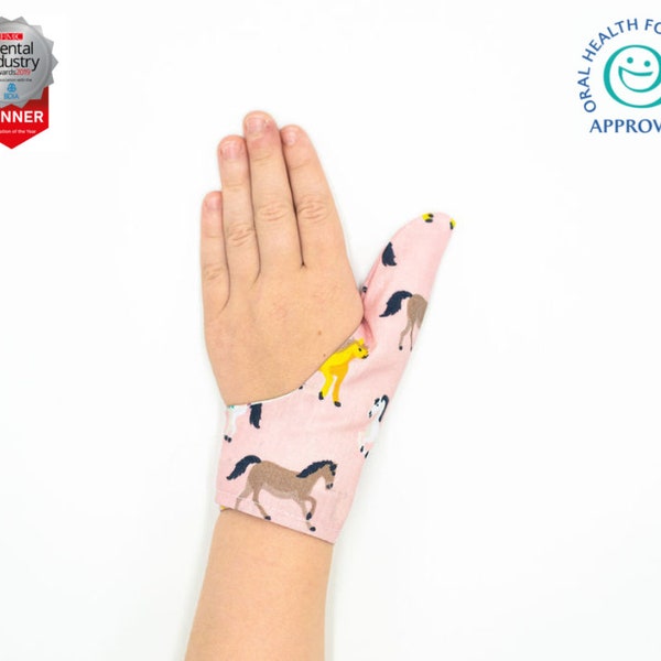 Thumbsie® Thumb Guard | Stop Thumb Sucking | Thumb Sucking | Thumb Glove | Various Fabrics | Five Sizes