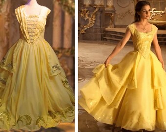 Beauty And The Beast Wedding Dress Etsy Beauty And The Beast Wedding Dress Etsy