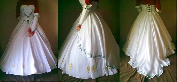 garnet wedding dress